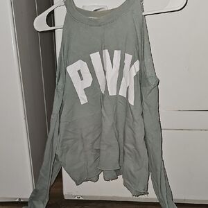 Cold Shoulder Sage Green LARGE